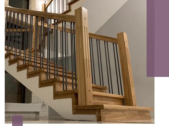 Реставрация деревянных и металлических лестниц в Великих Луке