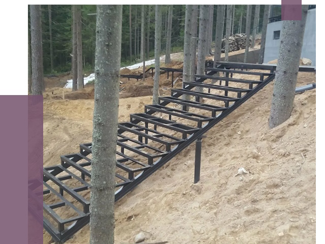 Монтаж металлических лестниц в Великих Луке от 13697 руб. 