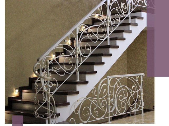 Кованые лестницы под ключ в Великих Луке — изготовление и монтаж