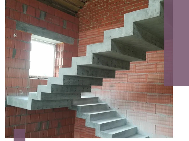 Бетонные лестницы под ключ в Великих Луке: монтаж, демонтаж, ремонт