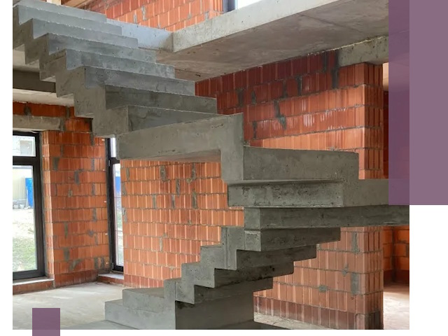 Изготовление бетонных лестниц под ключ в Великих Луке