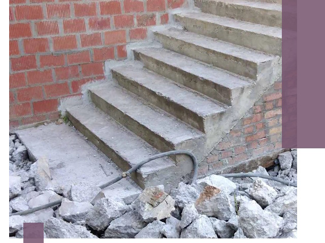 Демонтаж бетонных лестниц в Великих Луке: быстро и безопасно