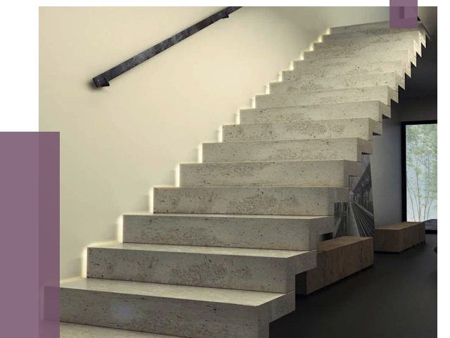 Облицовка бетонных лестниц в Великих Луке от 4652 руб/м2 