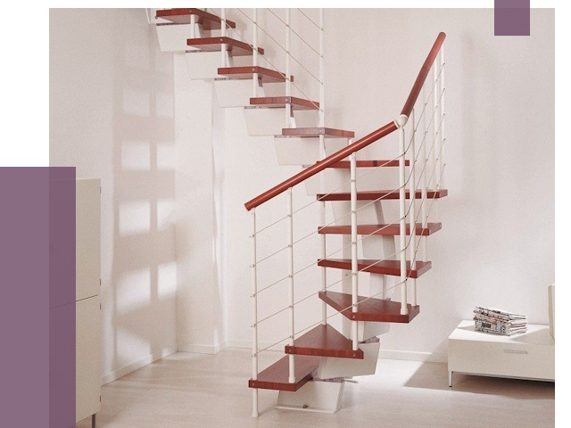 Изготовление лестниц на больцах в Великих Луке от 9820 руб. | ПРОЛЁТ-Вкл