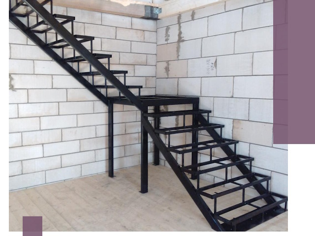 Лестницы на металлокаркасе под ключ в Великих Луке — изготовление и монтаж