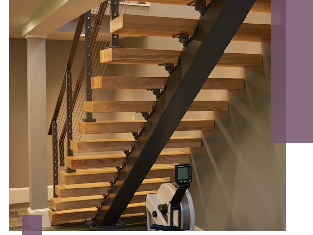 Лестницы на монокосоурах под ключ в Великих Луке - изготовление и монтаж