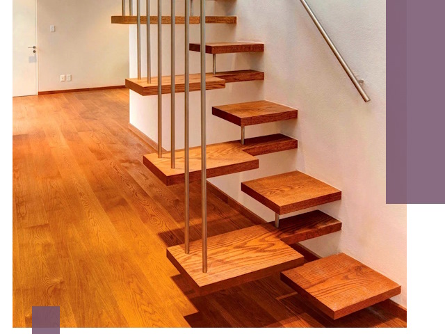 Лестницы «гусиный шаг» на заказ в Великих Луке для узких пространств