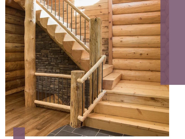 Лестницы в баню под заказ и профессиональный монтаж в Великих Луке