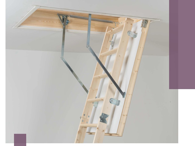 Установка чердачной лестницы под ключ в Великих Луке