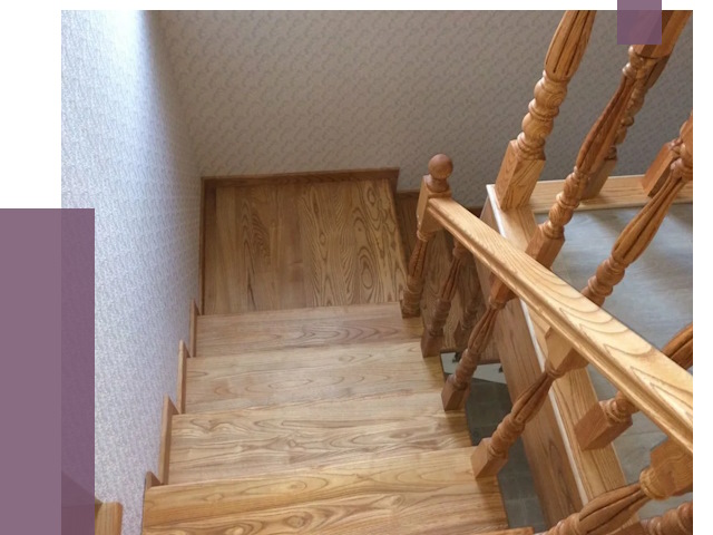 Сосновые лестницы в Великих Луке под ключ от 8166 руб.  | ПРОЛЁТ-Вкл