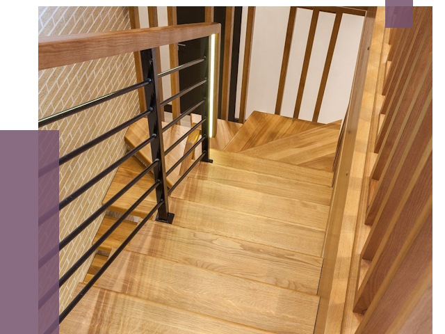 Лестницы из ясеня в Великих Луке под ключ от 10130 руб. 