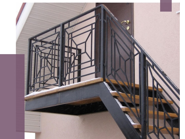 Металлические перила в Великих Луке от 4342 руб.  | ПРОЛЁТ-Вкл