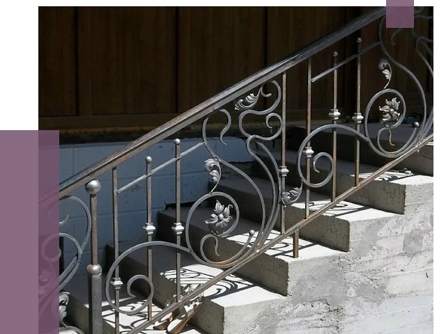 Кованые перила в Великих Луке от 8786 руб. под ключ — качество от ПРОЛЁТ-Вкл