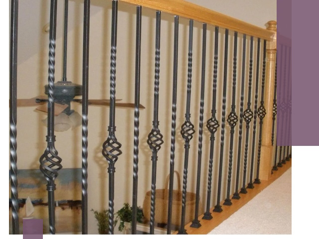Изготовление и монтаж кованных перил в Великих Луке под ключ