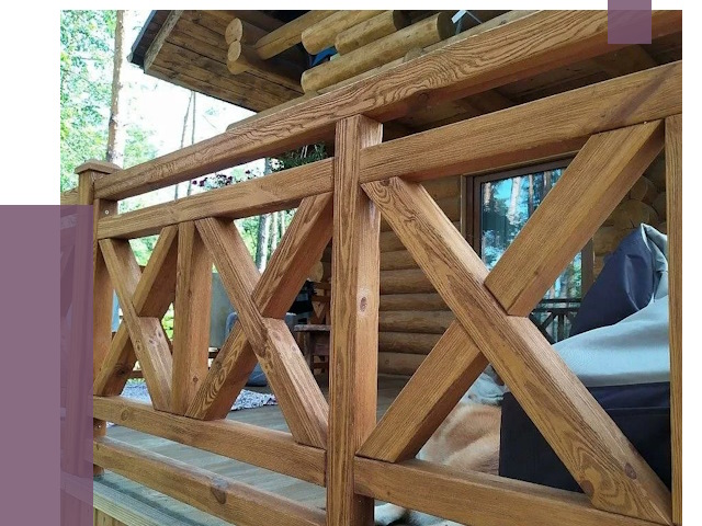 Деревянные перила под ключ в Великих Луке от 7753 руб. 