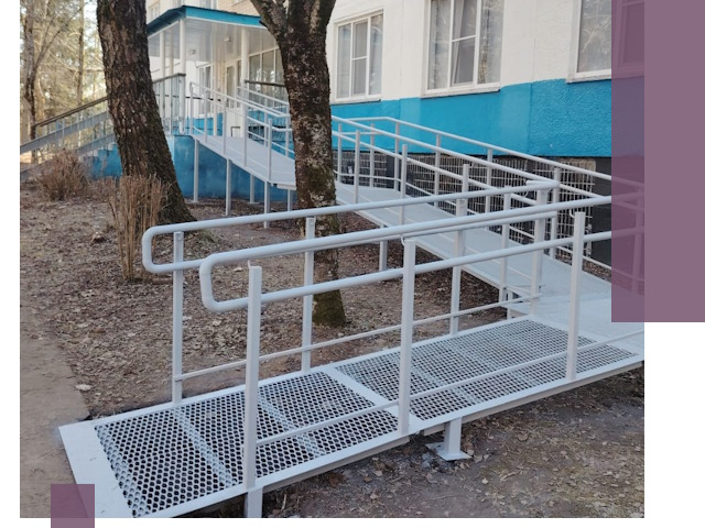 Пандусы под ключ в Великих Луке: изготовление, монтаж и демонтаж