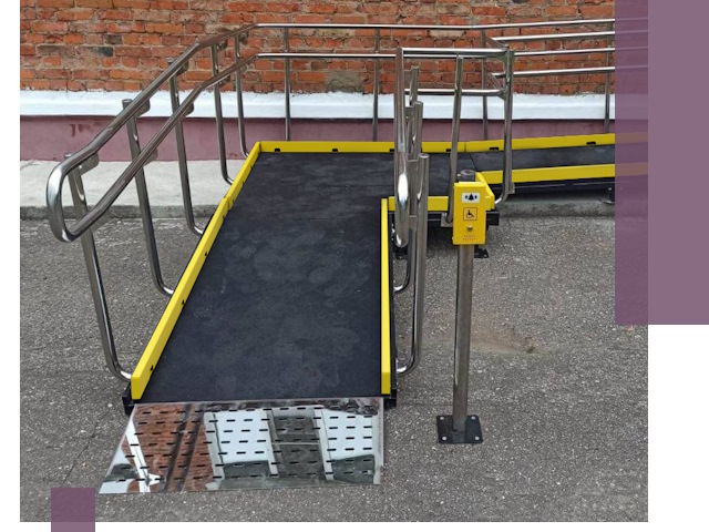 Изготовление наклонных пандусов для инвалидов в Великих Луке