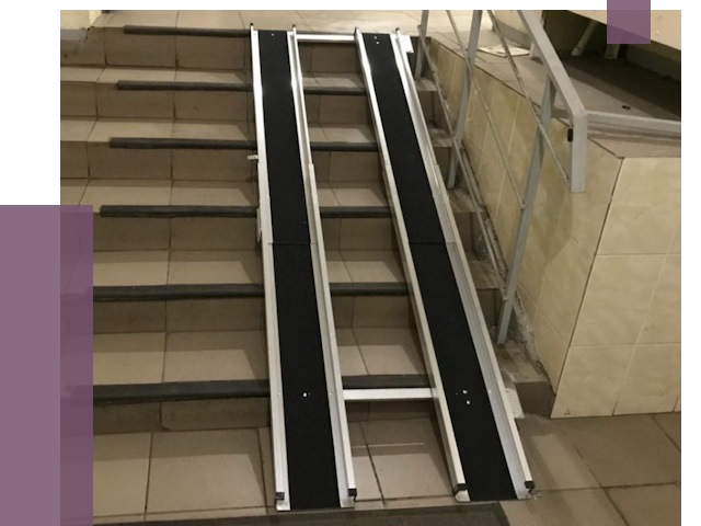 Установка пандуса в подъезд в Великих Луке от 8063 руб. под ключ | ПРОЛЁТ-Вкл