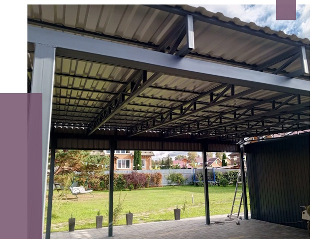 Монтаж навесов в Великих Луке от 7443 руб. — установка навеса | ПРОЛЁТ-Вкл