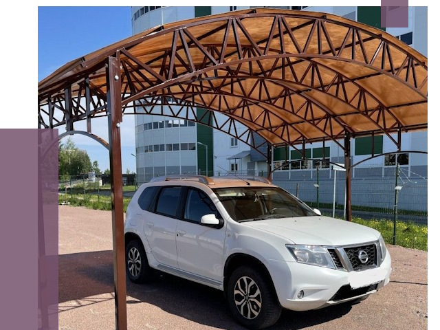 Недорогие навесы в Великих Луке от 43415 руб.  | ПРОЛЁТ-Вкл