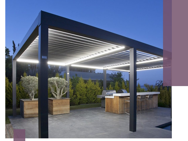 Навесы отдельно стоящие под ключ в Великих Луке из металла и поликарбоната