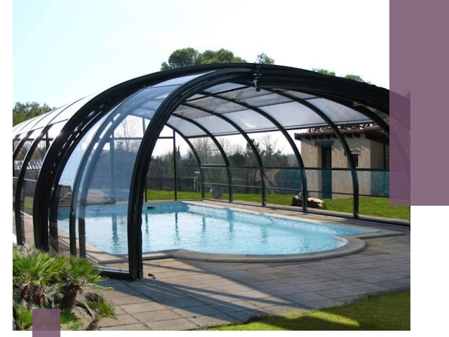 Навесы для бассейна в Великих Луке: изготовление и монтаж под ключ