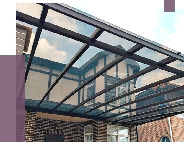 Навесы из поликарбоната в Великих Луке от 8704 руб. под ключ — ПРОЛЁТ-Вкл