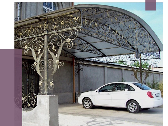 Кованые навесы в Великих Луке от 14730 руб. | ПРОЛЁТ-Вкл