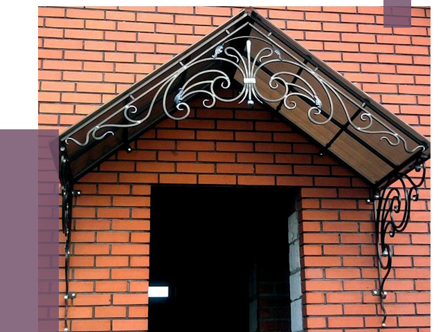 Металлические козырьки в Великих Луке от 10802 руб. 