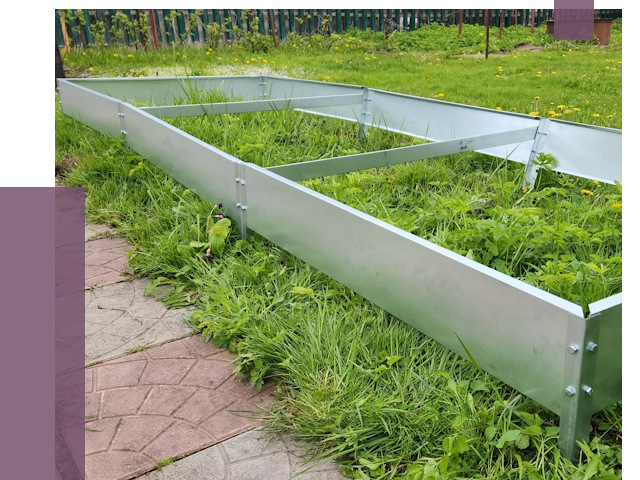 Металлические бордюры для грядок в Великих Луке от 1809 руб.