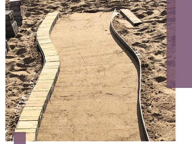 Металлические бордюры для тротуаров в Великих Луке — прочные и долговечные