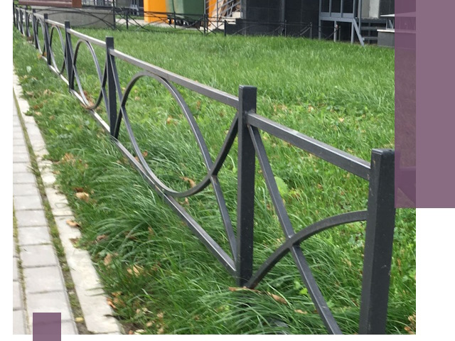 Газонные ограждения из металла в Великих Луке — монтаж и продажа
