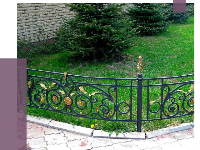Кованые газонные ограждения в Великих Луке от 7701 руб. — ПРОЛЁТ-Вкл