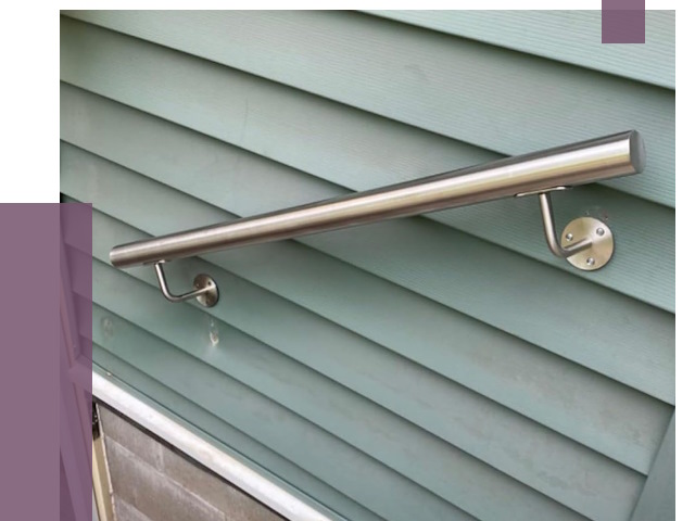 Поручни из нержавеющей стали в Великих Луке от 7753 руб.  | ПРОЛЁТ-Вкл